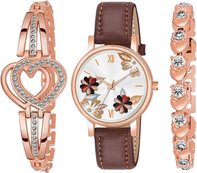MAHAKAPI Festive Season Special Combo Of 3 Accessory Festive Season Special Combo Of 3 Accessory Analog Watch  - For Girls