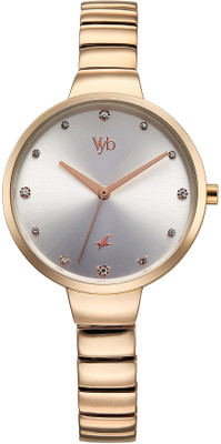 Fastrack Fastrack Vyb Enigma Fastrack Vyb Enigma Quartz Silver Round Dial Women's Watch Analog Watch  - For Women