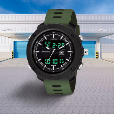 BARASTI 9064 DUAL TIME Analog-Digital Watch  - For Men