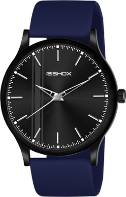 RISHOXX New Sleek Minimalist Design, Quartz Movement, Best Quality Blue Strap Analog Wrist Watch Analog Watch  - For Men