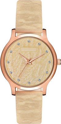 Trex MT-332 Round Dial Leather Belt Party ,Formal Wear Branded Analog Watch  - For Girls
