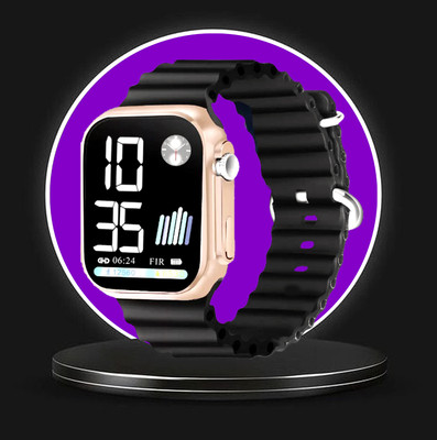 FADISO TRENDY Silicon Classy Sports Black ULTRA Date & Time Display Dial Digital Watch  - For Boys & Girls