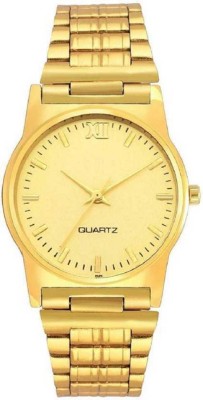 SHOPIFY Men & Women Analogue Gold Dial Watch Premium Gold Plated Metal Luxury Analog Watch  - For Men