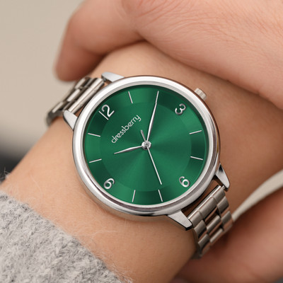 Dressberry DB-022-Green Big Dial Analog Watch  - For Women