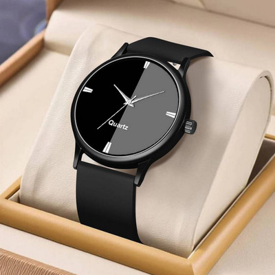 NESTER SL - 3 BLACK Premium Silicon Strap Watch for Men & Boys | Casual & Sporty Look Analog Watch  - For Men