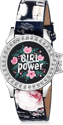 RELish Girl Power Printed Dail , Multicolor Analog Watch - For Women RE-L2039 Gift For Womens, Girl Power Printed Dail , Multicolor Strap Analog Watch  - For Women