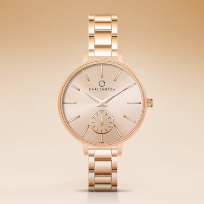 Carlington CT 2038 RoseGold Carlington Iconic Series Premium Ladies Wrist Watches Analog Watch  - For Women