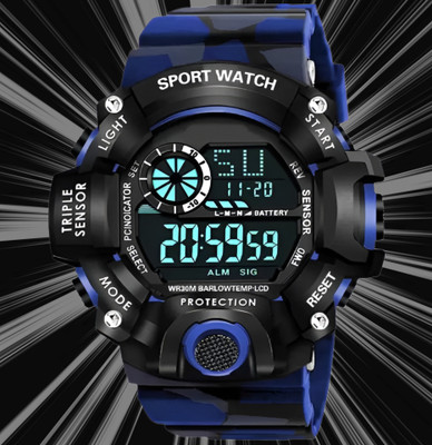 HALA G90 Digital Watch Multi-Function Stylish Sports Silicon Strap Amazing Look Style Digital Watch  - For Boys