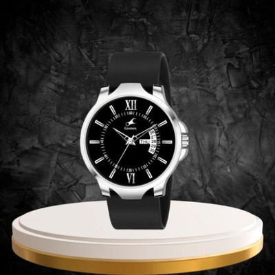 Giomex Exclusive DD Black Silicon Black Strap_1 Analog Watch Analog Watch  - For Men