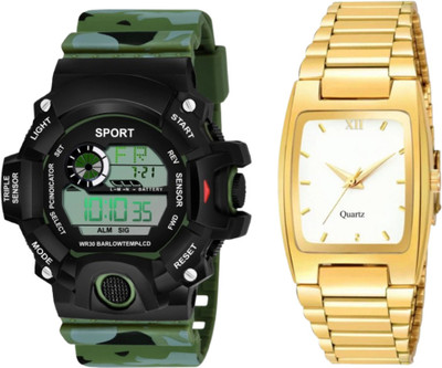 Brostin Unique Design Analog-Digital Men's Combo Watches Analog-Digital Watch  - For Men
