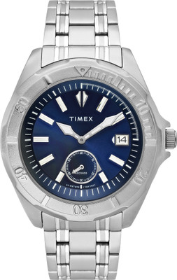 TIMEX Remote Second-Date, Blue Dial Analog Watch  - For Men