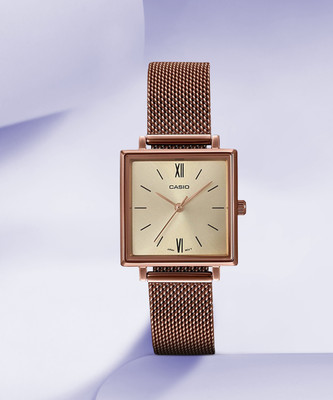 CASIO LTP-E155MR-9BDF Enticer Lady's ( LTP-E155MR-9BDF ) Analog Watch  - For Women