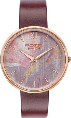 SONATA Poze Poze Bright Treasures Quartz Pink Round Dial Women's Watch / Analog Watch  - For Women
