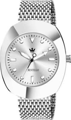 CRESTELLO CR-RD031-SLV-CH Analog Watch  - For Men