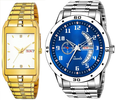 Caihong Golden-White-SLV-4 Analog Watch  - For Men