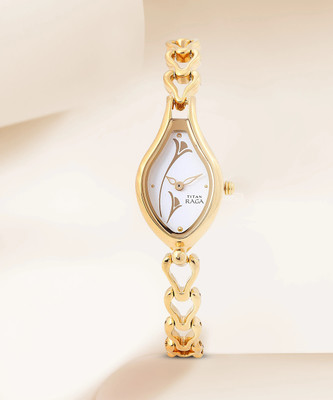 Titan NP2457YM01 Raga Flora Analog Watch  - For Women