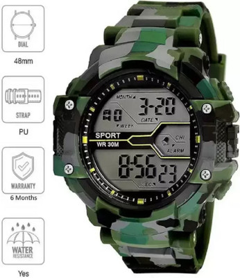 selloria Military Digital Watch  - For Boys