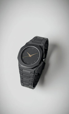 dmash Luxury Black Aura Arabic Dial Wrist Watch Analog Watch  - For Men
