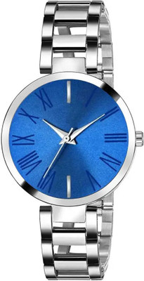 Timorix Classic White Dial Silver Strap Analog Watch Trendy Designer Women’s for Analog Watch  - For Girls