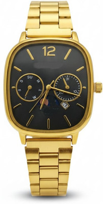 Firozify Gold-Watch-P1 Gold-Watch-P1 Analog Watch  - For Men & Women