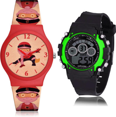 TIMETRANSELEVATE CM720-B3 Analog-Digital Watch  - For Boys