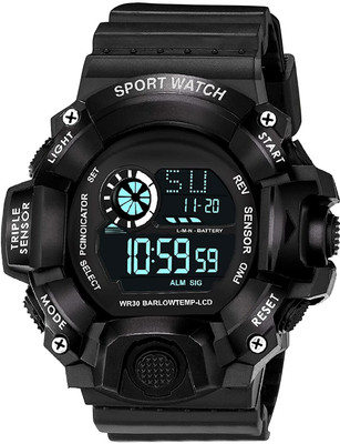 TAIFUN C Shock Black Watck New Generation Black LED Display Top Latest Design In Market Digital Watch  - For Boys
