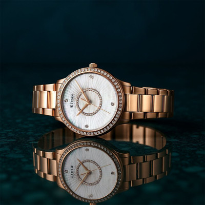 Titan Purple Purple Titan Glamour Analog Watch  - For Women