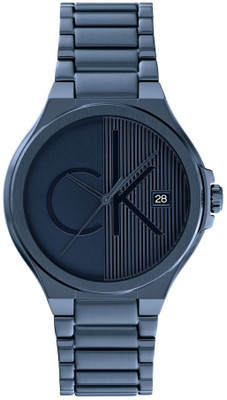 Calvin Klein Ck Confidence Confidence Qtz Basic Calendar Blue Round Dial 's / Analog Watch  - For Men