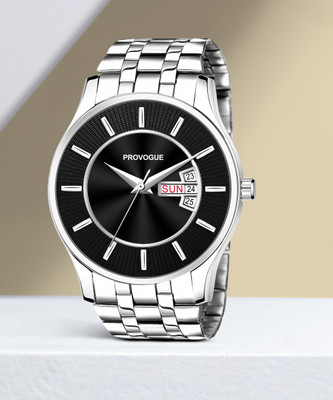PROVOGUE PRV-217-BLACK Working Day and Date Analog Watch - For Men