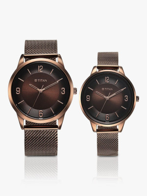 Titan Pair Bandhan Analog Watch  - For Men & Women