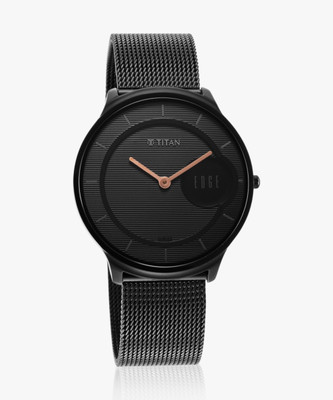Titan 1843Nm02-Dk553- Edge Base Line Analog Watch  - For Men