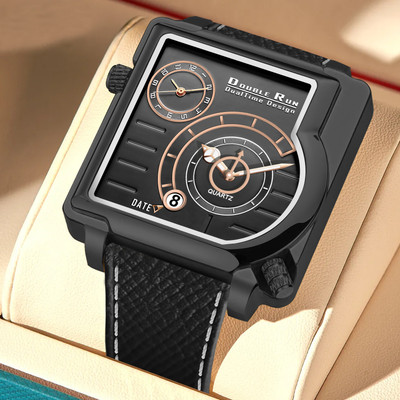 DoubleRun Analog Watch  - For Men