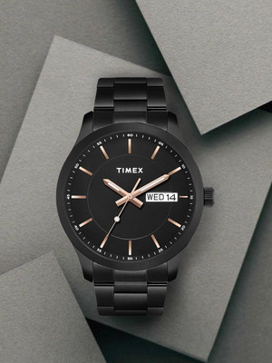 TIMEX Day-Date, Black Dial Analog Watch  - For Men