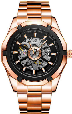 KREDO Men Performante Rose Gold Automatic Skeleton Analogue Watch Krdeo watch Analog Watch  - For Men