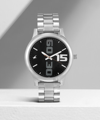 Fastrack NP38051SM04 Bold Font Analog Watch  - For Men
