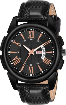 BIANCHET Day & Date Function Roman Digit Dial Genuine Leather Belt Day & Date Function Roman Digit Dial Genuine Leather Belt Analog Watch  - For Men