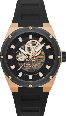 Earnshaw ES-8252-01 Armstrong Open Heart Analog Watch  - For Men