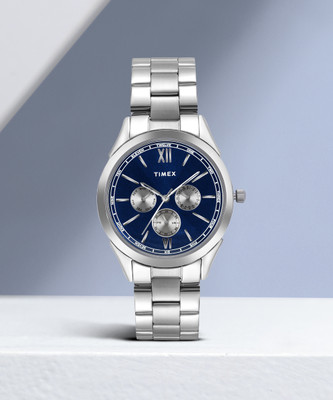 TIMEX Multi Function Blue Dial Analog Watch  - For Men