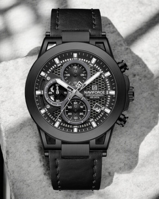 NAVIFORC NF8073_B/B/B Analog Watch  - For Men