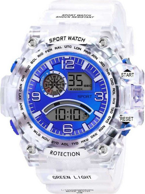 VIGIL latest BLUE Multi Functional digital 2021 day and date display Waterproof Digital Watch  - For Men