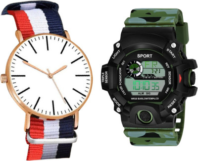 Brostin Premium Quality Analog-Digital Men's Combo Watches Analog-Digital Watch  - For Men