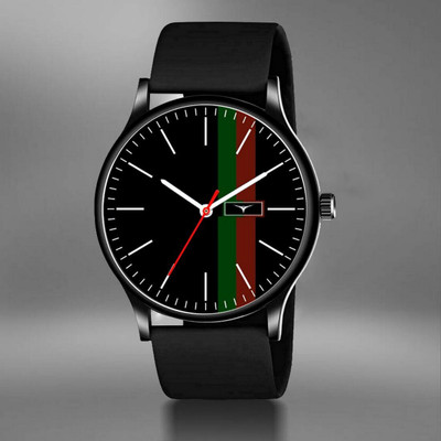 NESTER SMW06 Silicone Strap Black Analog Watch  - For Men