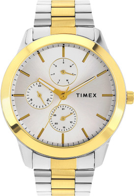 TIMEX TWEG18523 Silver Round Dial Quartz Analog Watch  - For Men