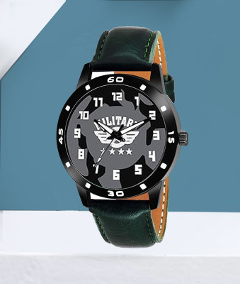 Tarido army watch- New Exclusive legend our Indian Army signature dial multi color leather strap analog wrist Analog Watch  - For Men