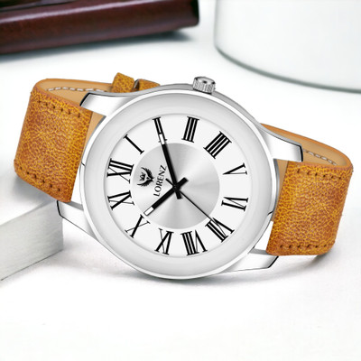 LORENZ MK-405R Lorenz Silver Roman Dial Analogue Watch for Men & Boys | 405R Analog Watch  - For Men