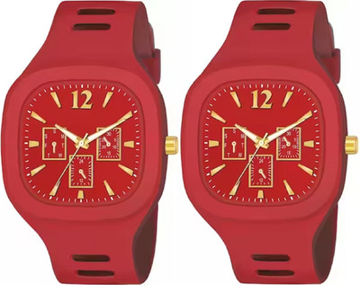 Wolcentra Square Dial Silicone Strap Gift Watch For Boys Skz-046 Analog Watch  - For Men