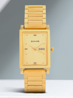 SONATA NP7058YM05 Analog Watch  - For Men