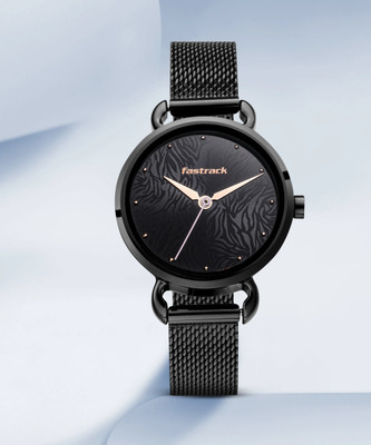 Fastrack NP6221NM02 Animal Print Analog Watch  - For Women