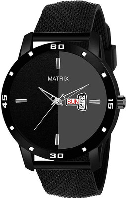 MATRIX DUAL-BK-RB Dual Tone Analog Watch  - For Men