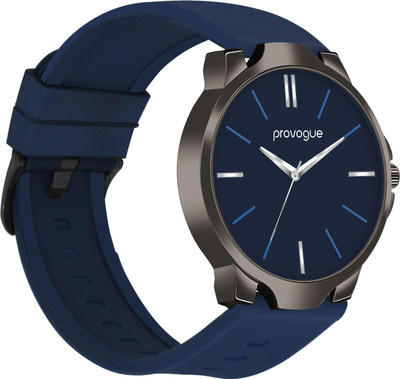 PROVOGUE Minimalist Gun Metal Series | Smart Watch Strap | Smart Clip | Soft Silicon Minimalist Gun Metal Series | Smart Watch Strap | Smart Clip | Soft Silicon Analog Watch  - For Men
